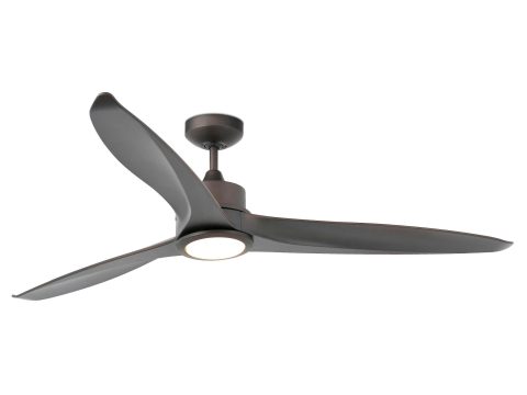 Ventilador de techo de bajo consumo Tonic marrón con LED