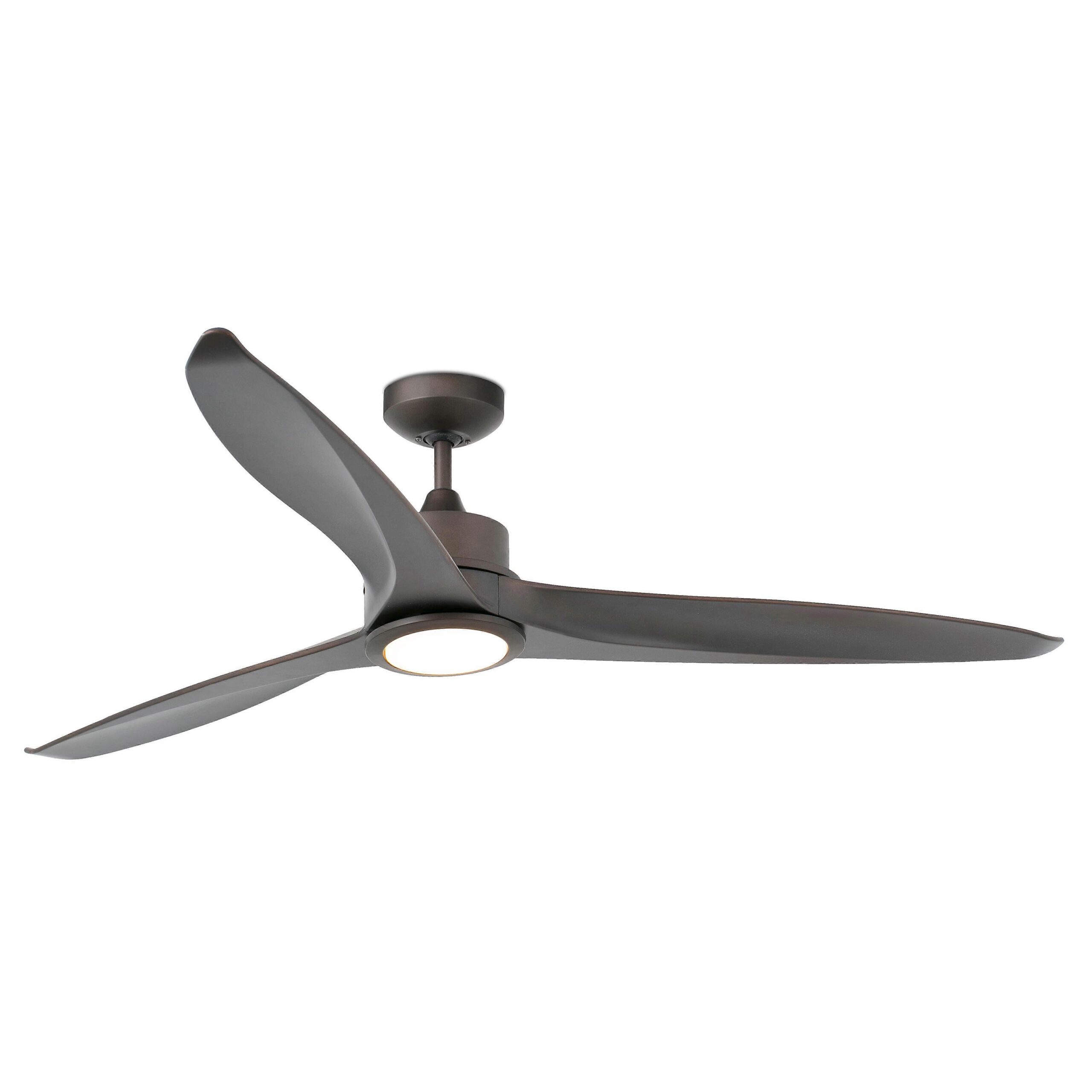 Ventilador de techo de bajo consumo Tonic marrón con LED