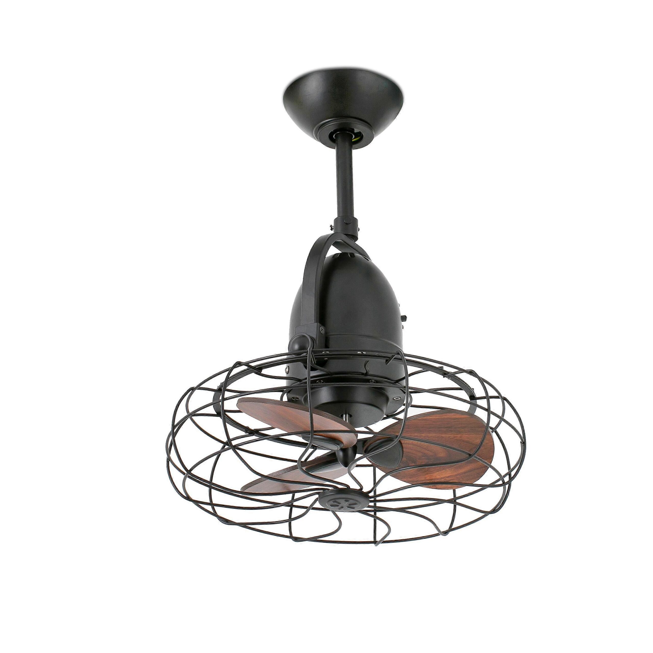 Ventilador de techo Keiki Brown con control de pared - Imagen 2