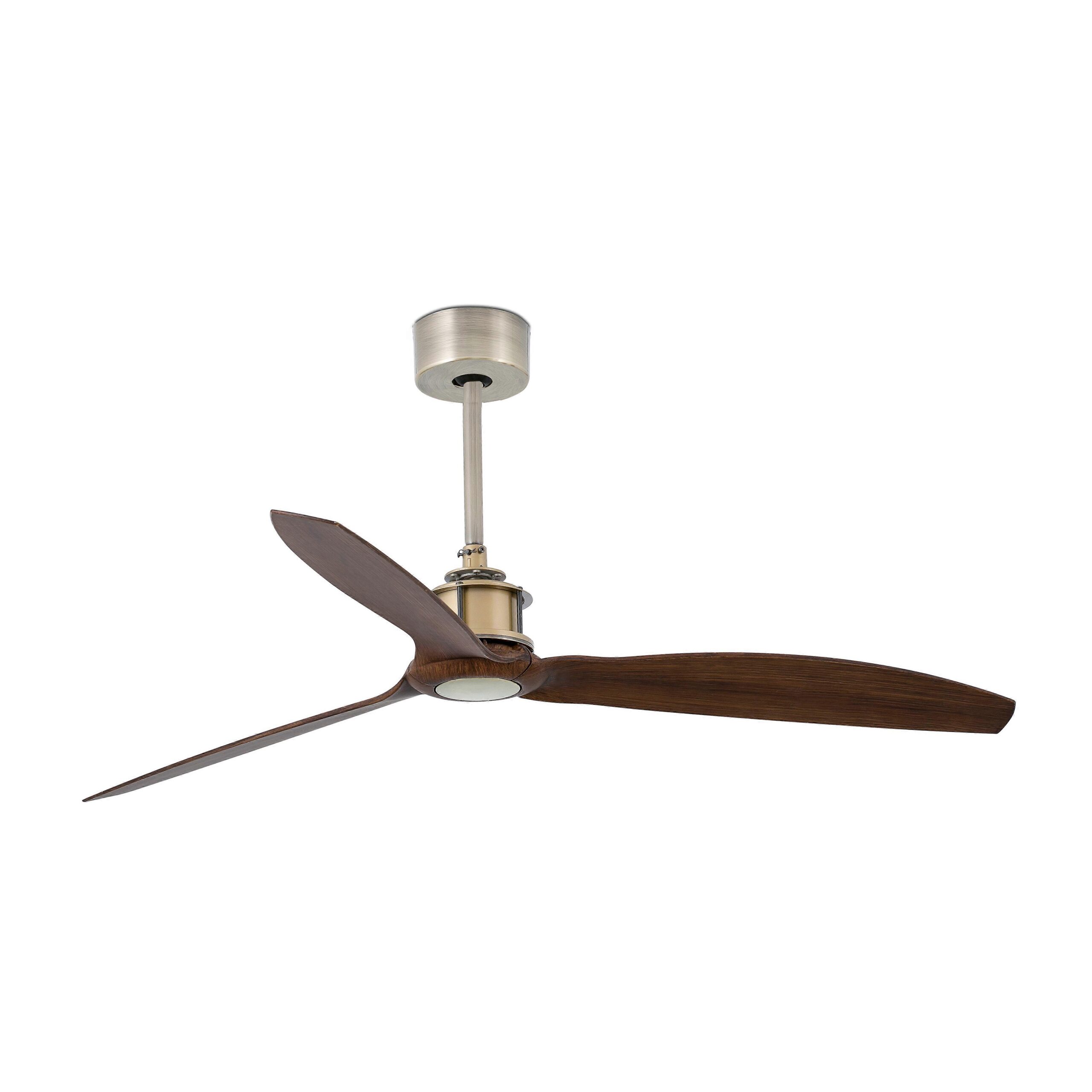 Ventilador de techo DC Just Fan Brass & Walnut 128 cm / 50″