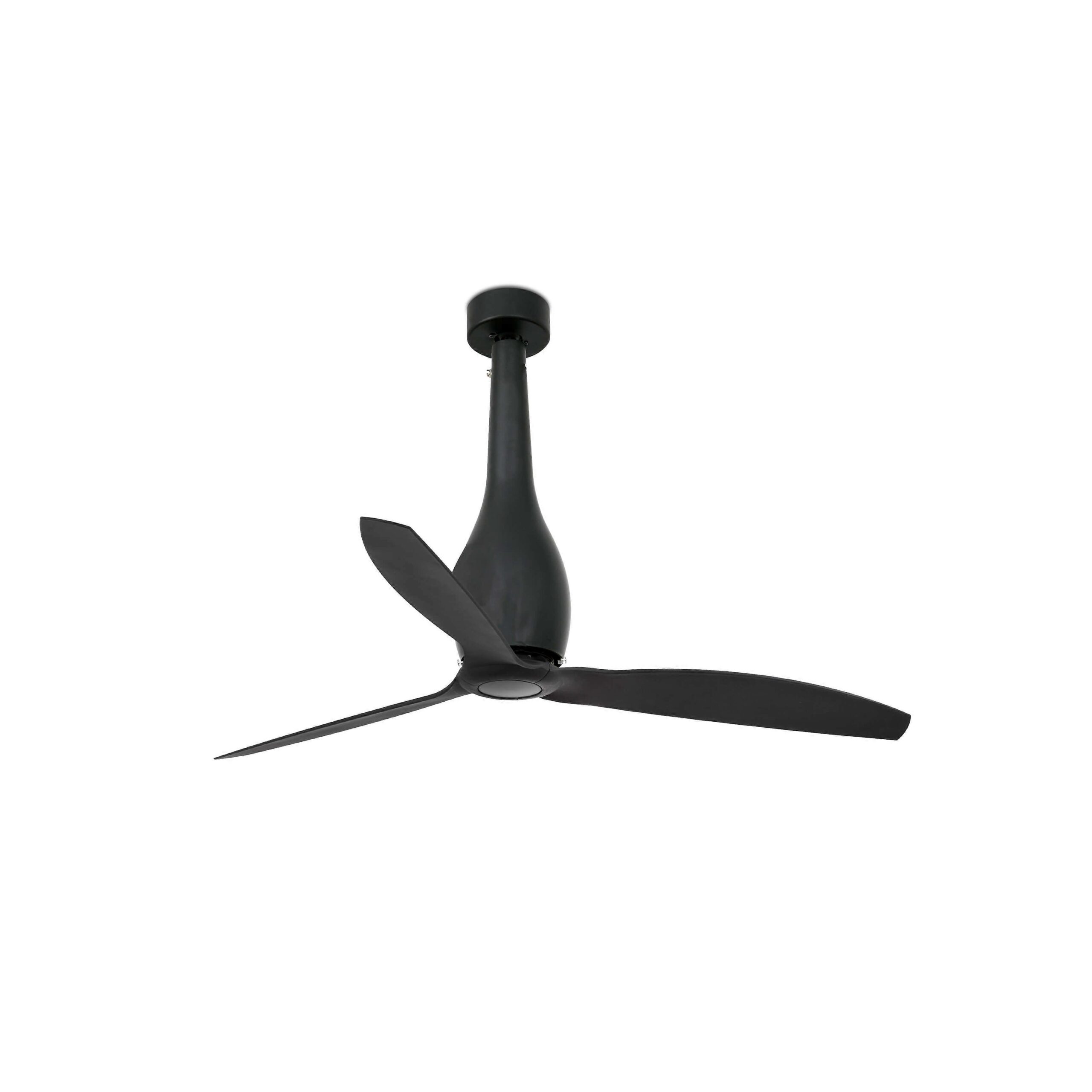 Ventilador de techo DC Eterfan negro mate con mando a distancia