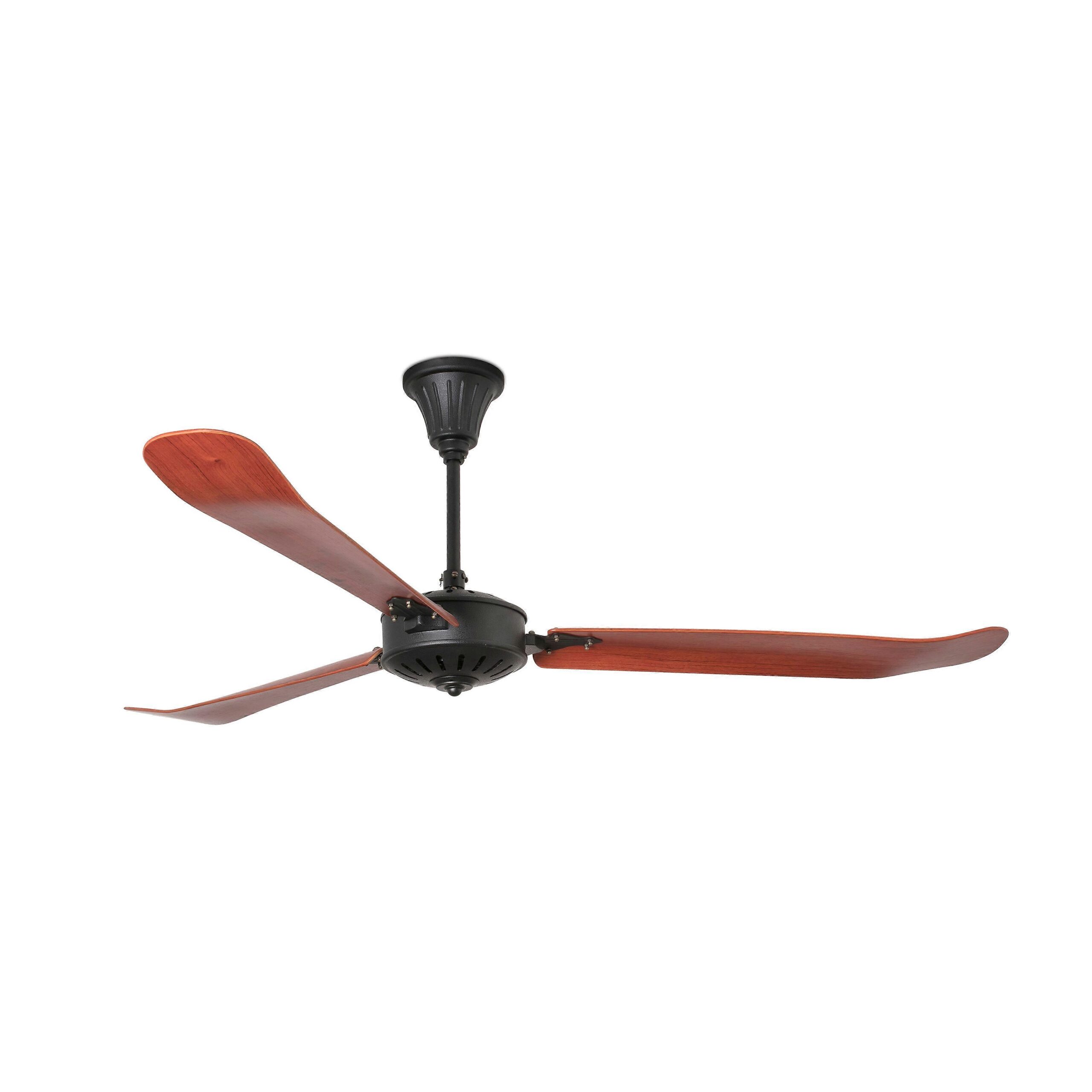 Ventilador de techo Faro Aoba Negro 178 cm / 70″ con mando a distancia