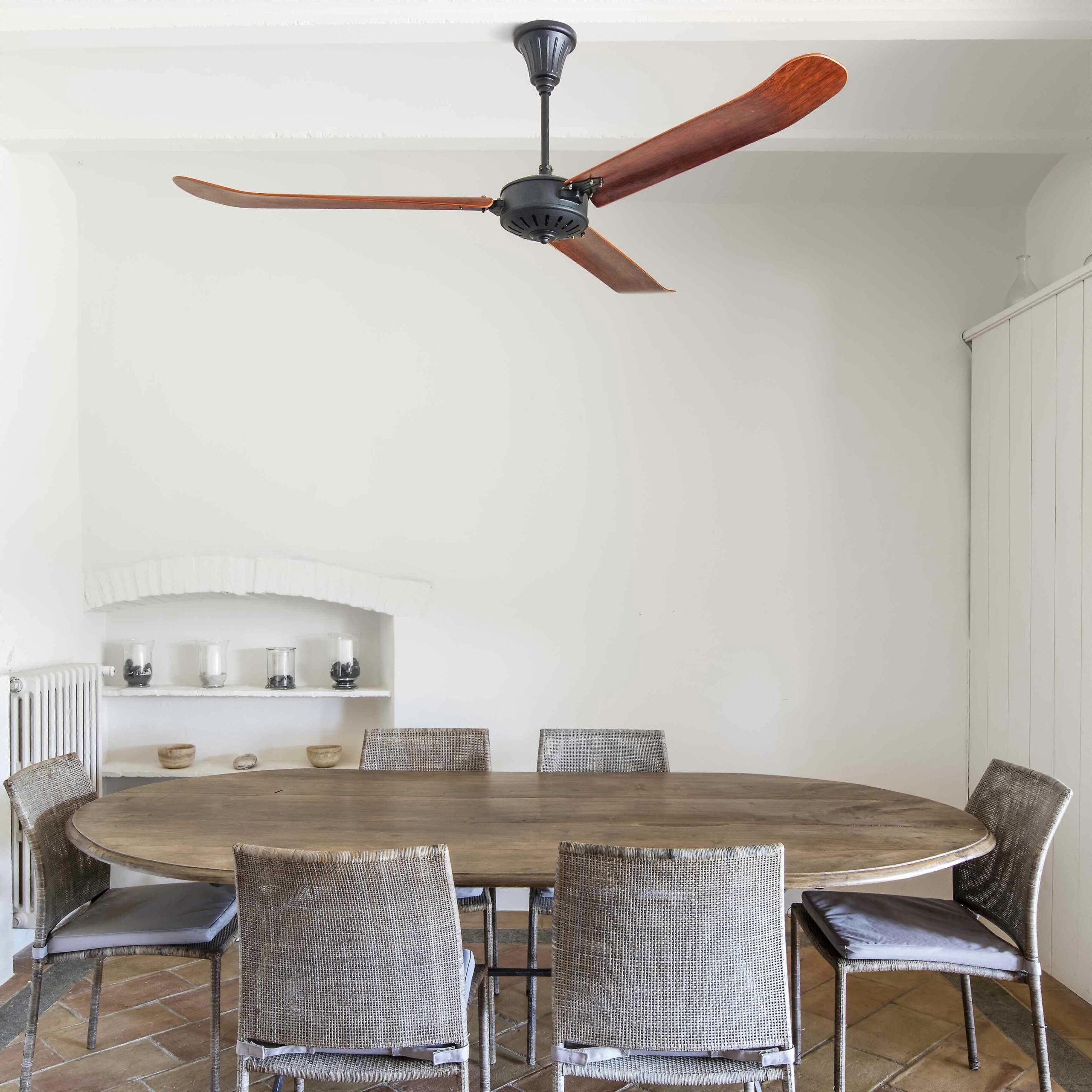 Ventilador de techo Faro Aoba Negro 178 cm / 70″ con mando a distancia - Imagen 3