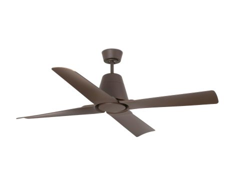 Ventilador de techo de exterior DC Typhoon Brown con mando a distancia