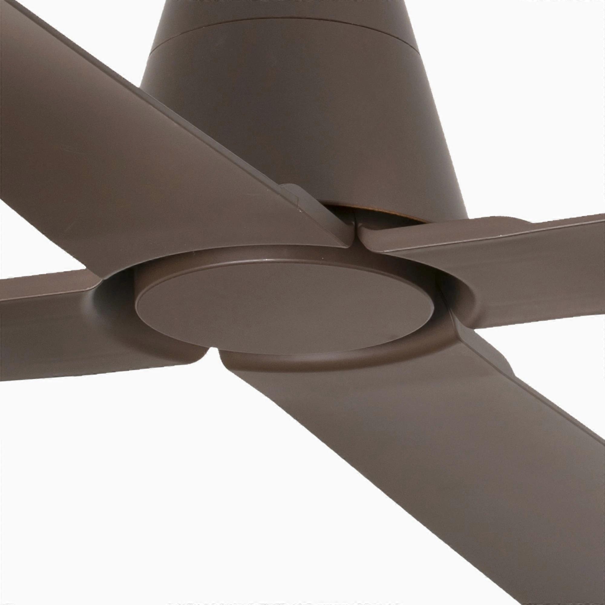 Ventilador de techo de exterior DC Typhoon Brown con mando a distancia - Imagen 2