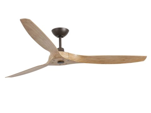 Ventilador de techo DC Morea pino 152cm / 60″ con mando a distancia