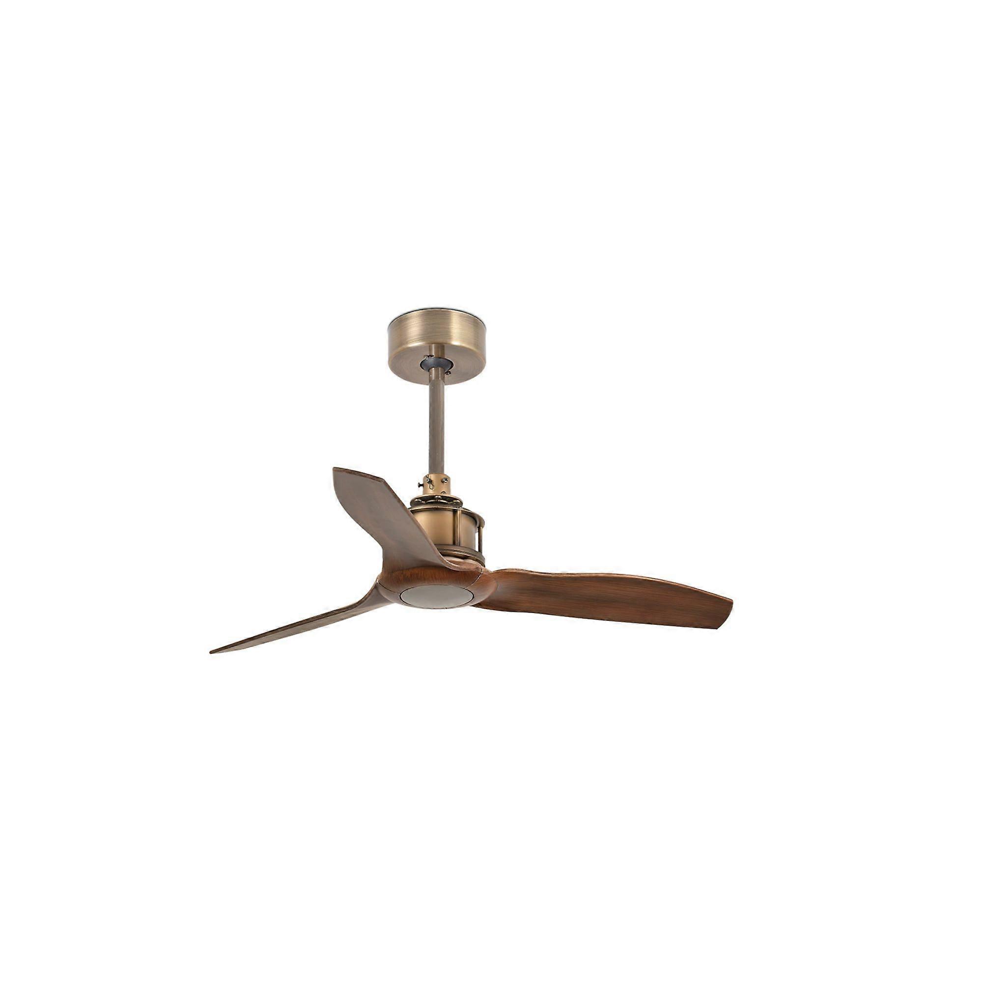 Ventilador de techo DC Just Fan XS latón / nogal 81cm / 32″ - Imagen 2