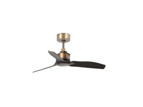 Ventilador de techo DC Just Fan XS latón / negro 81cm / 32″