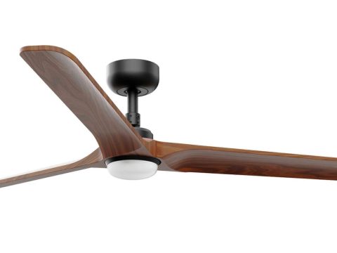 Ventilador de techo CC Heywood L Negro con LED