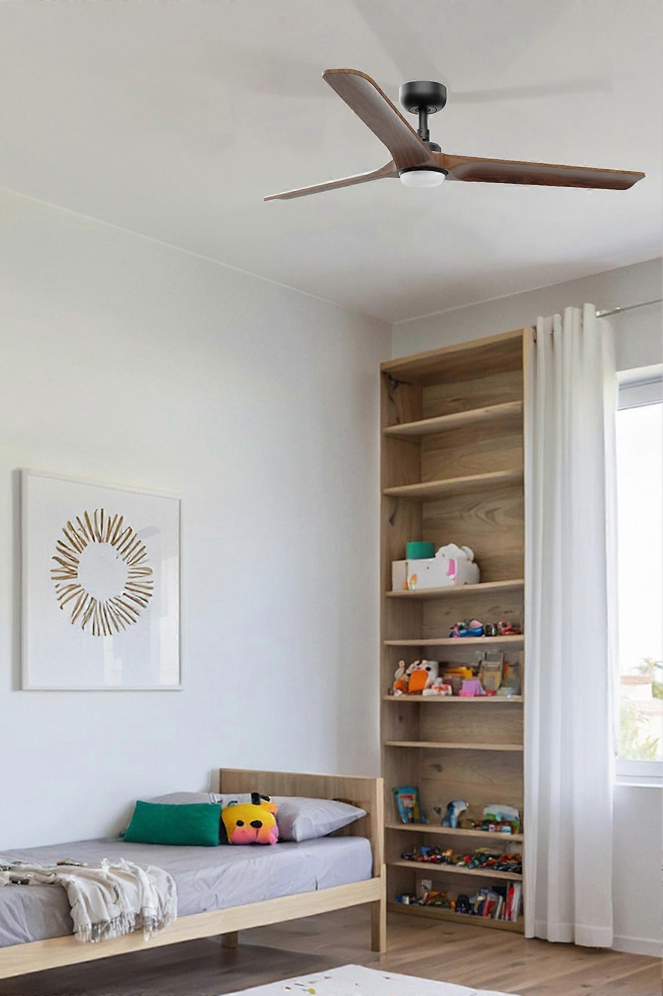 Ventilador de techo CC Heywood L Negro con LED - Imagen 2