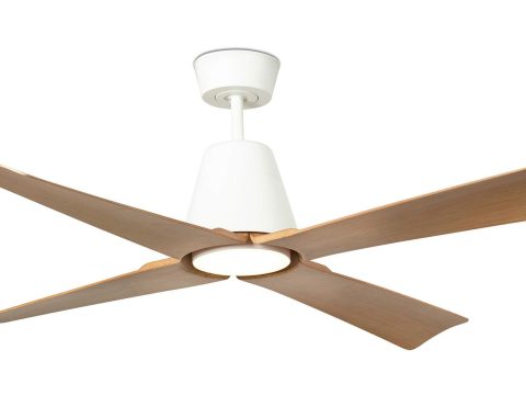Ventilador de techo DC de exterior Typhoon WE-AH con LED