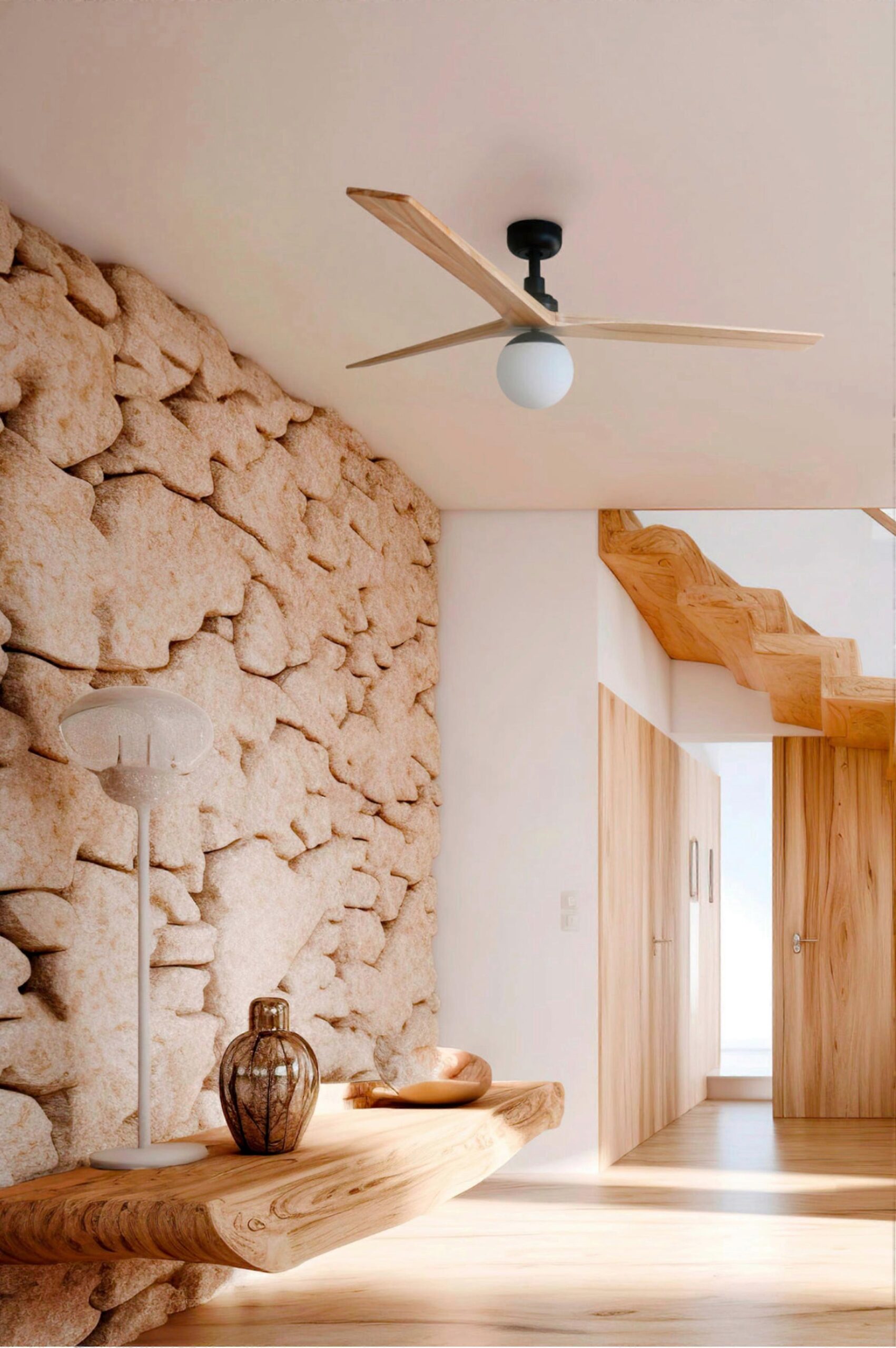 Ventilador de techo DC Klim M SW-EI con luz - Imagen 2