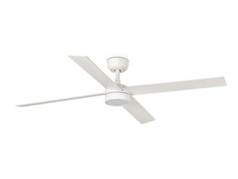Ventilador de techo DC Rudder L-4 Blanco con LED