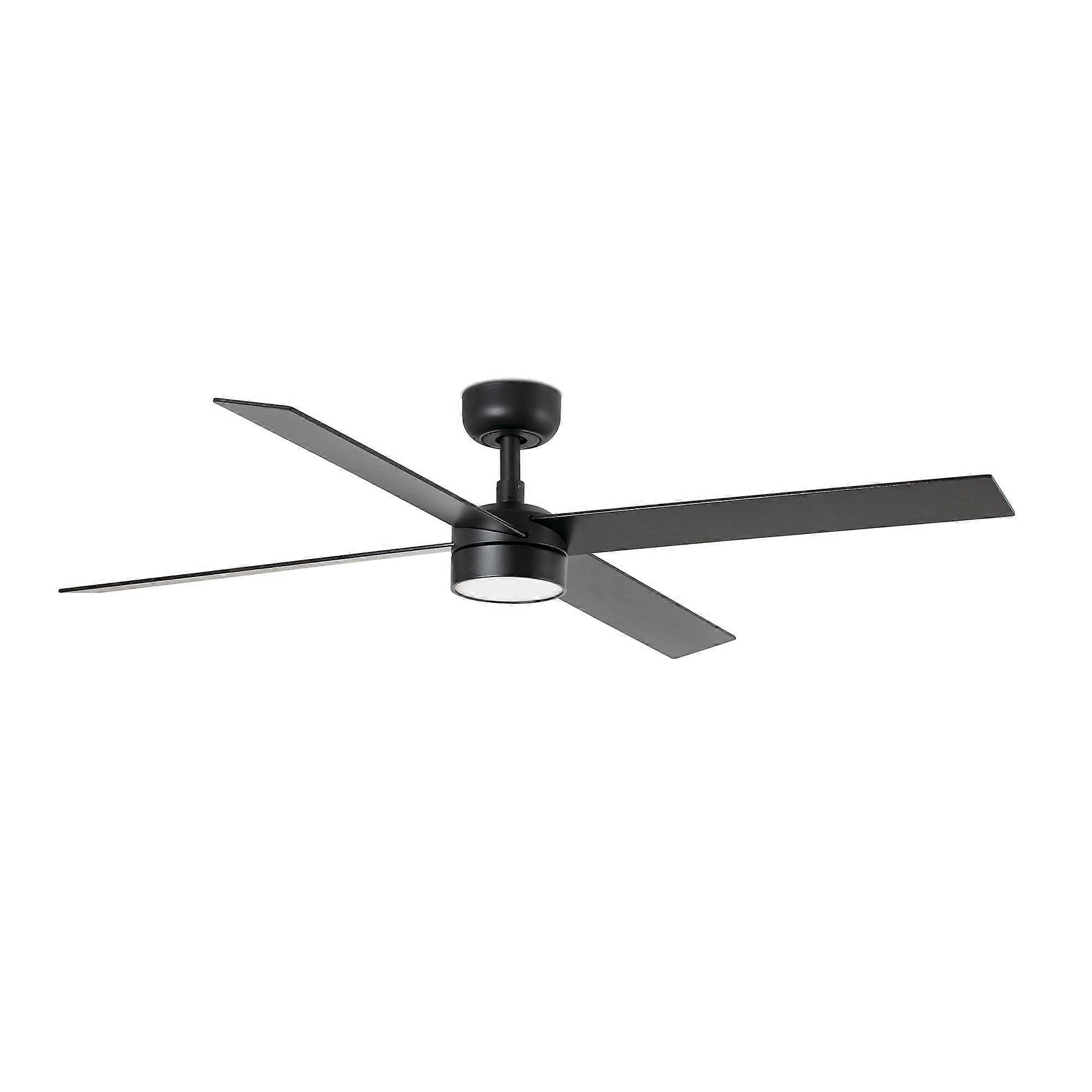 Ventilador de techo DC Rudder L-4 negro con LED