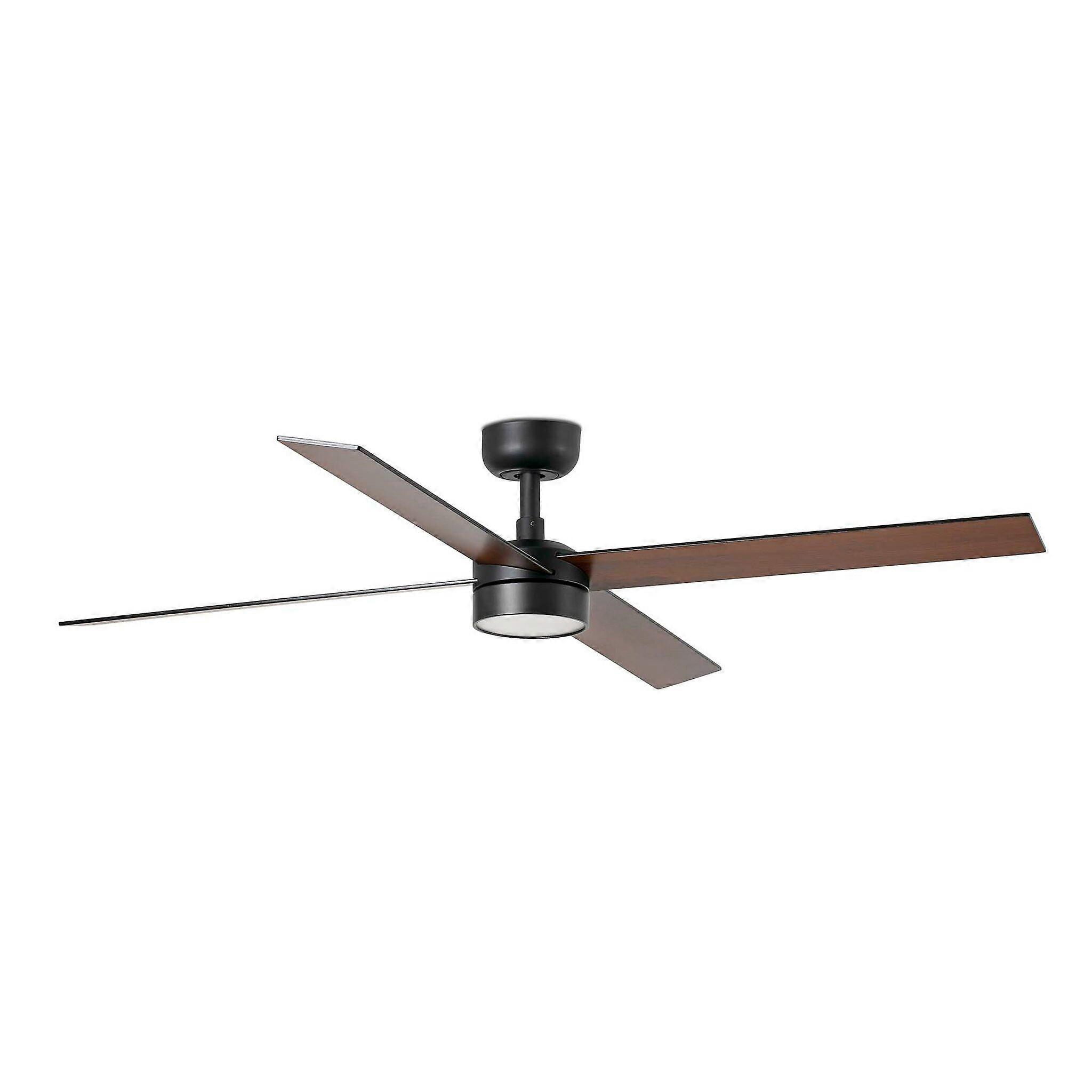 Ventilador de techo DC Rudder L-4 negro con LED - Imagen 2