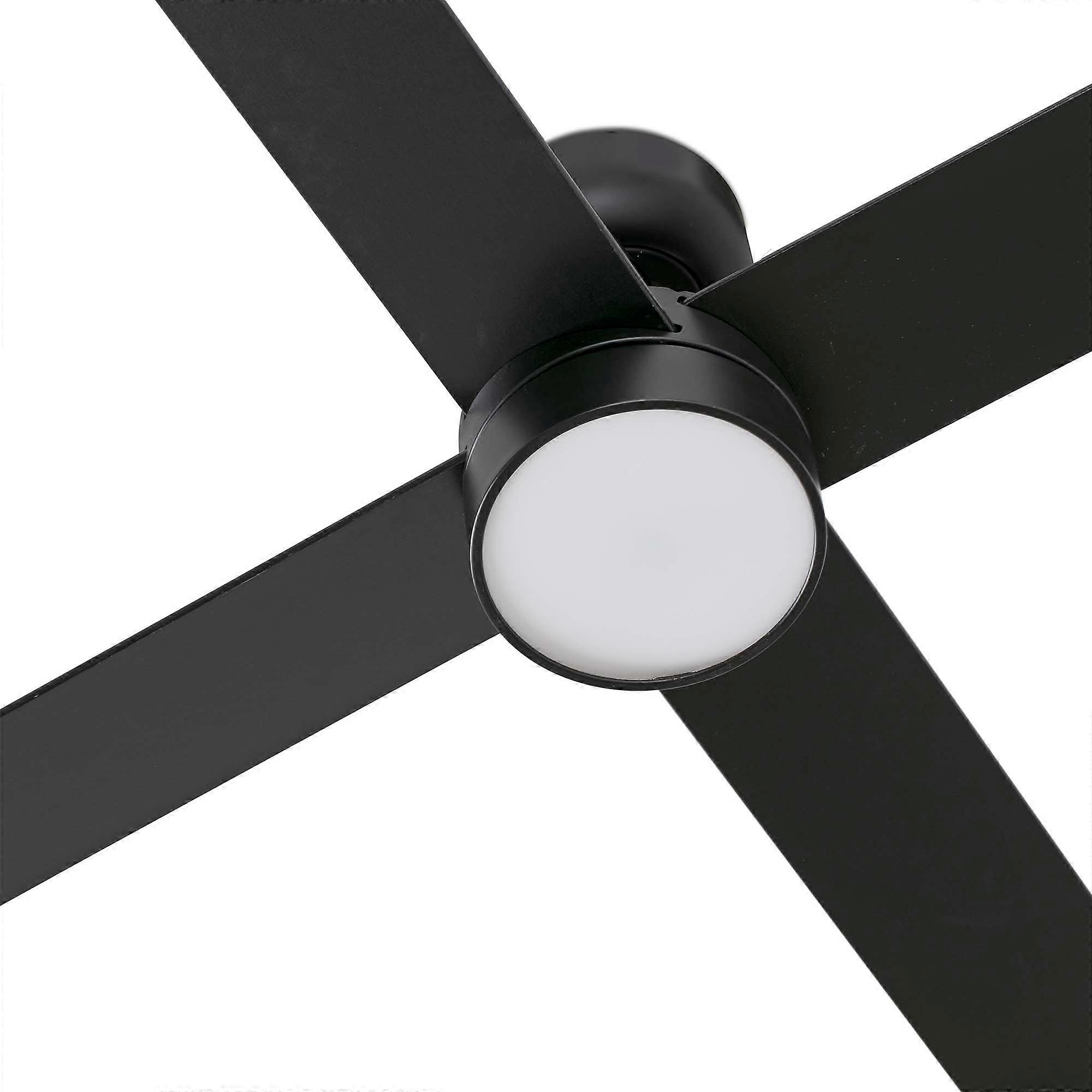 Ventilador de techo DC Rudder L-4 negro con LED - Imagen 5