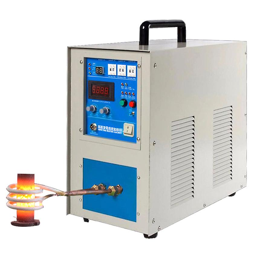 Máquina de calentamiento por inducción de alta frecuencia 15Kw 220v Calentador por inducción para horno de fusión de plata y oro Máquina de calentamiento por inducción - Imagen 2