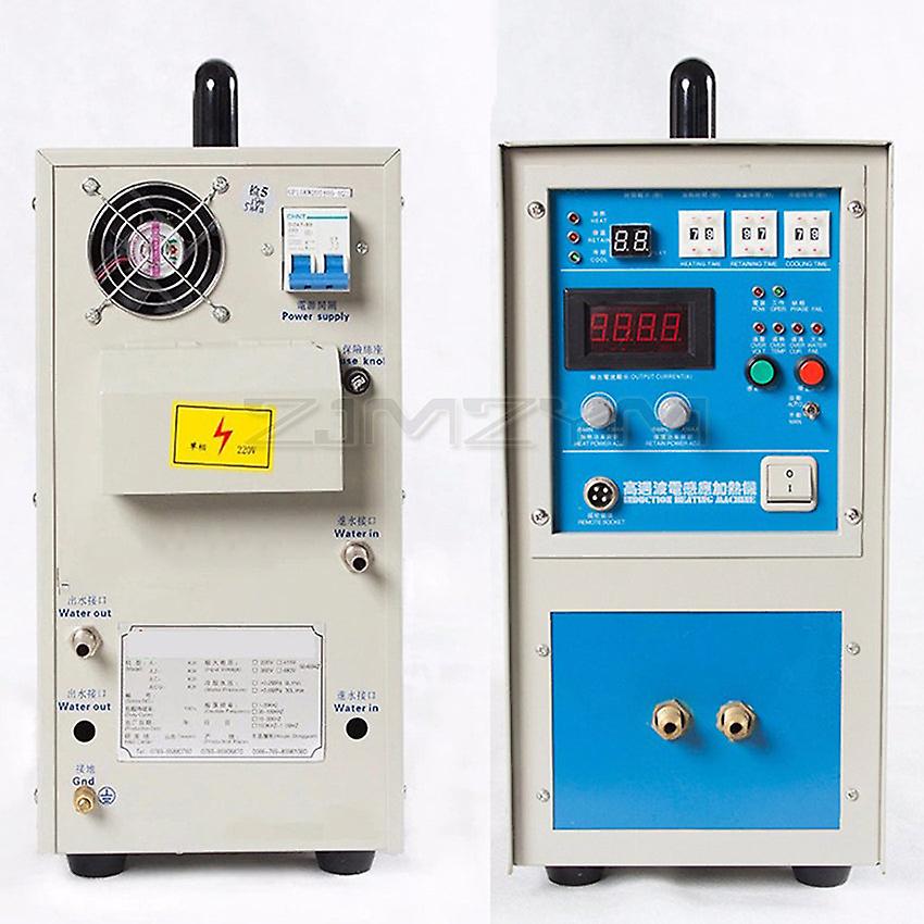 Máquina de calentamiento por inducción de alta frecuencia 15Kw 220v Calentador por inducción para horno de fusión de plata y oro Máquina de calentamiento por inducción - Imagen 4