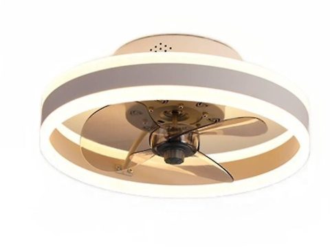 Balcón Led Tira Frecuencia Variable Luz Ventilador De Techo, Sencilla Y Ligera Ventilador De Lujo Luz, Nosotros