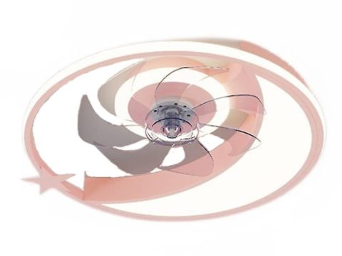 Lámpara silenciosa Xingyue, ventilador de techo de dormitorio de viento fuerte, aplicación 220v + promesa
