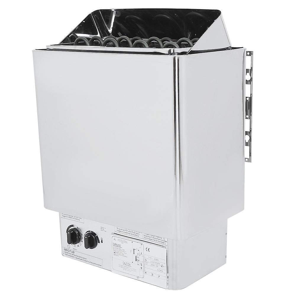 Estufa accesorio para sala de sauna con control interno de acero inoxidable de 6KW para equipamiento de baño de vapor - Imagen 2