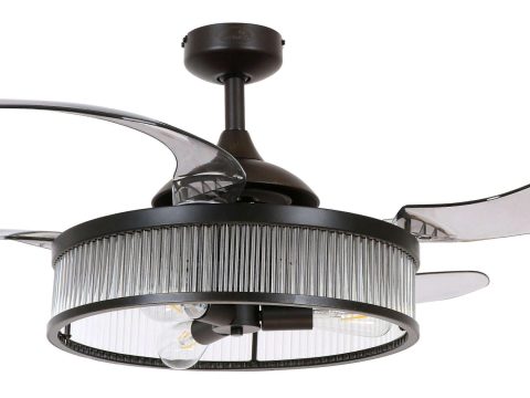Ventilador de techo retráctil Fanaway Corbelle Black