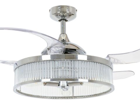 Ventilador de techo Fanaway Corbelle cromo 122 cm