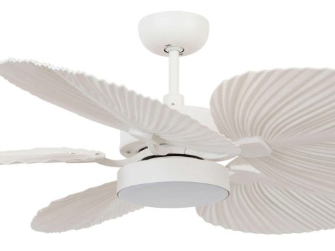 Ventilador de techo DC Bali White con LED y mando a distancia