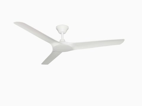 Ventilador de techo de exterior CC Abyss blanco 142 cm