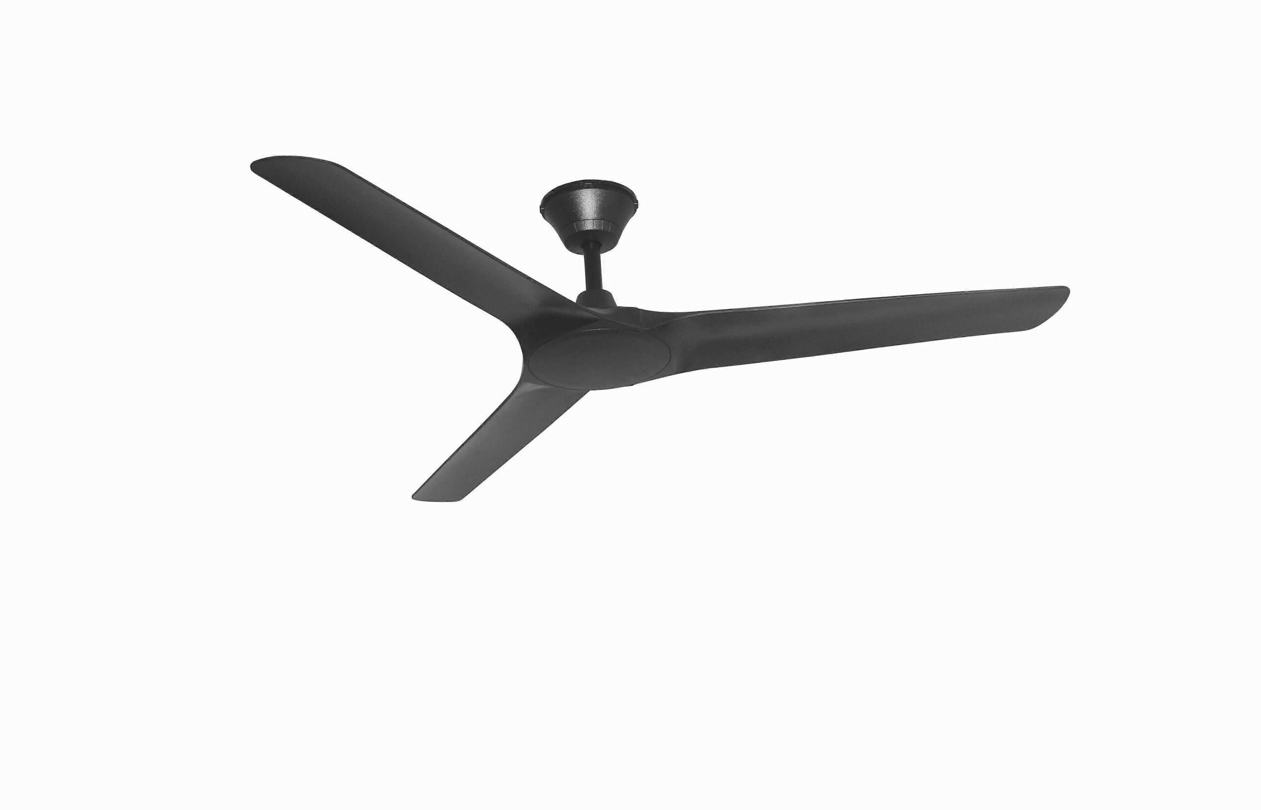 Ventilador de techo de exterior CC Abyss Negro 142 cm