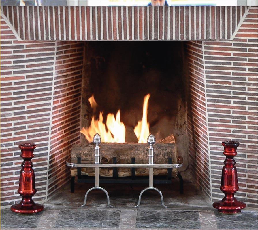Morillos de chimenea de bioetanol Pomme de Pin - Imagen 2