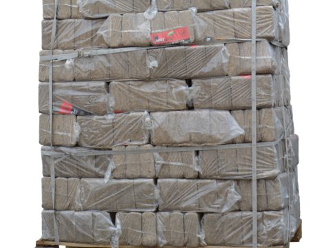 Palé de briquetas de madera Ruf 100% roble (960Kg)