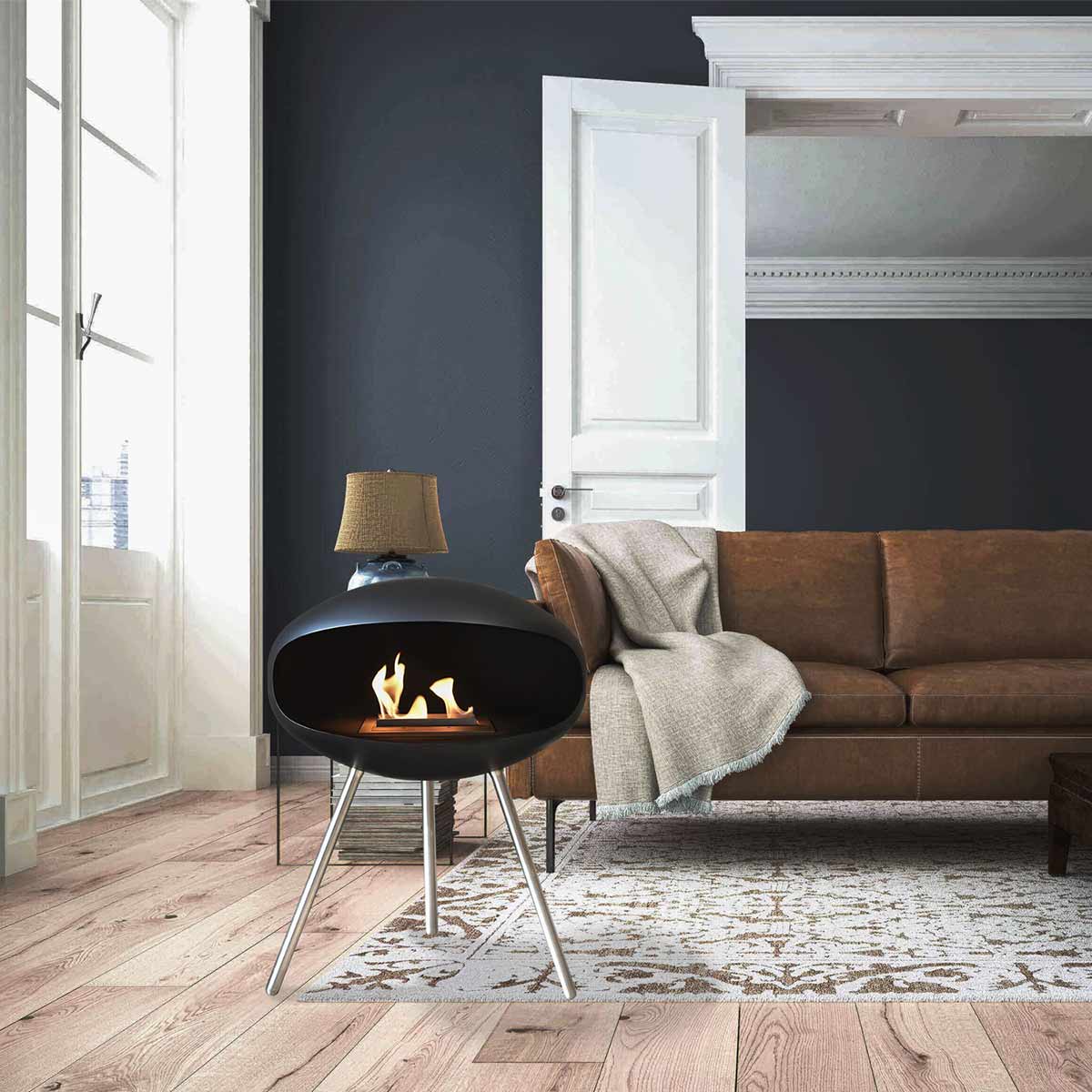 Chimenea de bioetanol con patas Terra 2.0 - Imagen 4