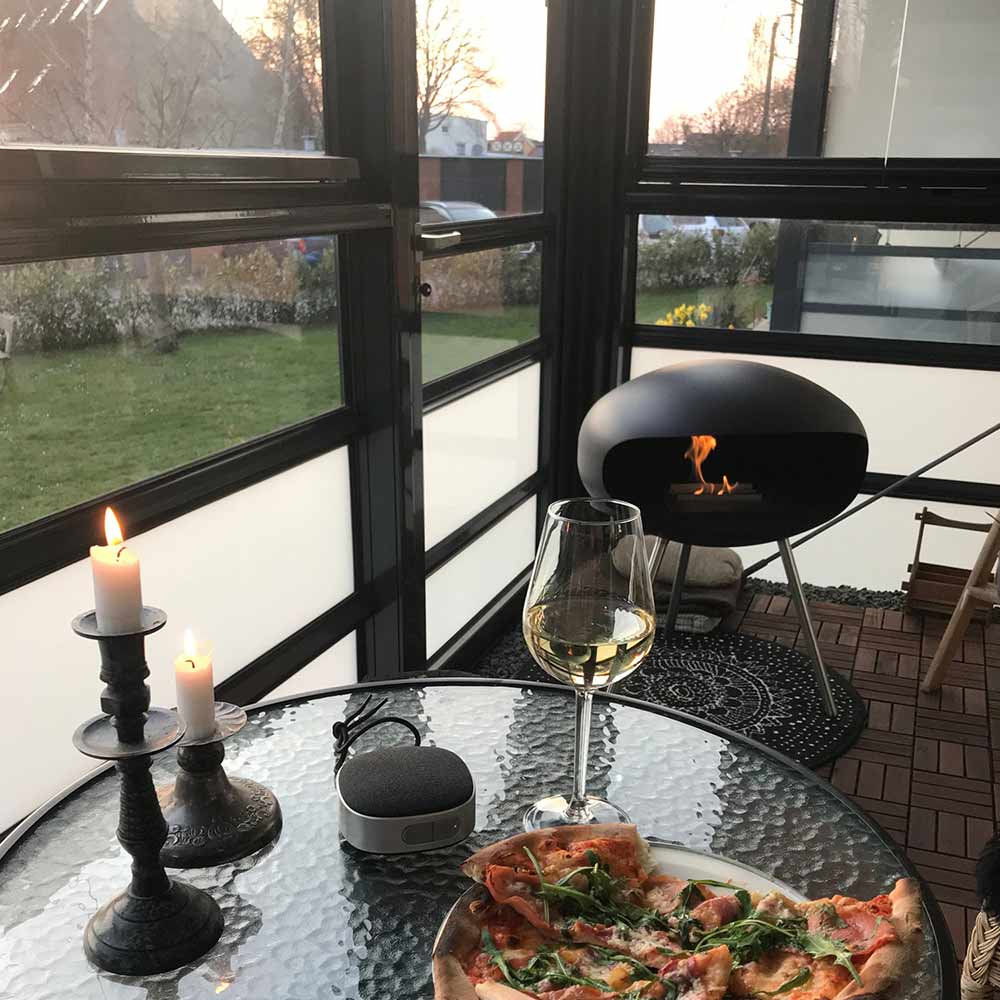 Chimenea de bioetanol con patas Terra 2.0 - Imagen 3