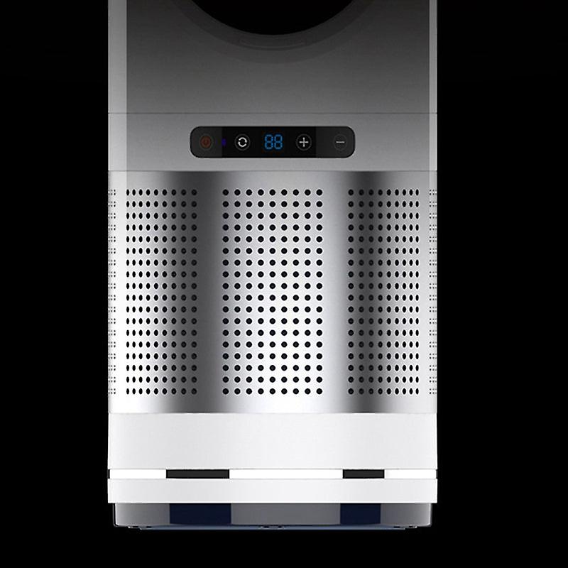 Ventilador de torre de suelo sin aspas de 18 pulgadas y calefactor 2 en 1 con mando a distancia, temporizador, frío y calor - Imagen 5