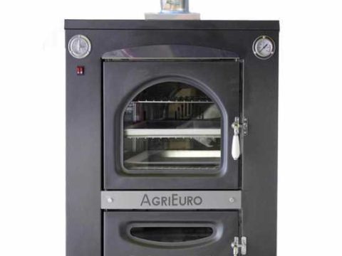 AgriEuro Medius 60 Inc – Horno de leña de acero empotrable – Ventilado