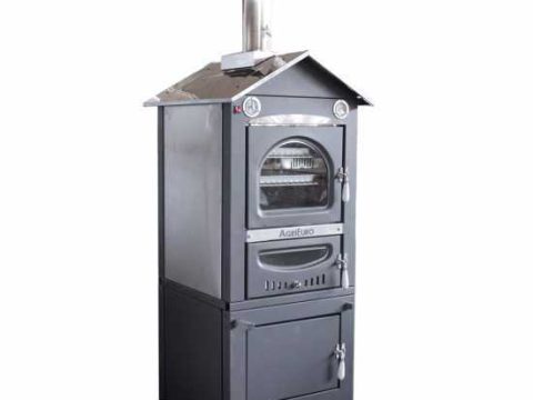 Agrieuro Minimus 50 EXT – Horno de pizza de leña de acero inoxidable de exterior – Ventilado