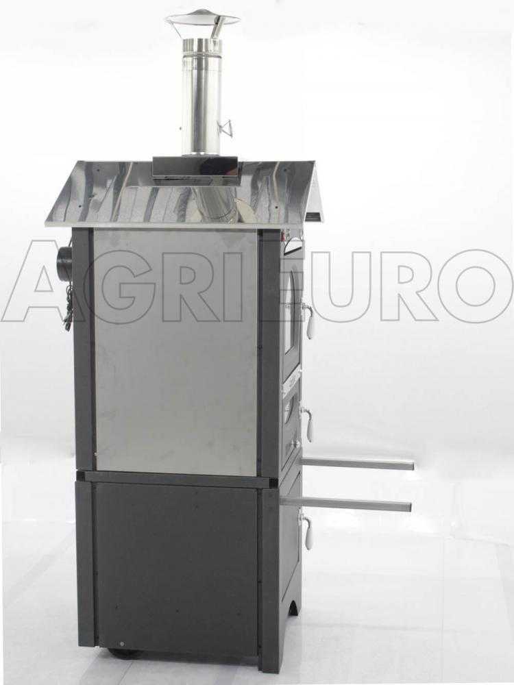 Agrieuro Minimus 50 EXT – Horno de pizza de leña de acero inoxidable de exterior – Ventilado - Imagen 2