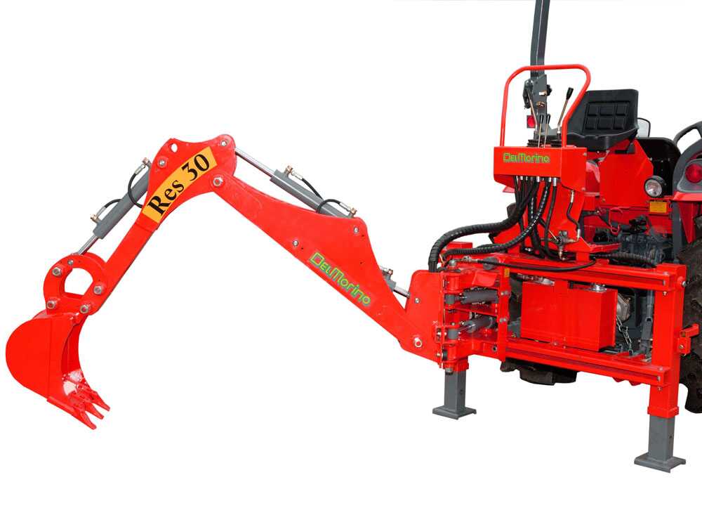 Agrieuro Top Line RES30 – Retroexcavadora para tractor con desplazamiento hidráulico - Imagen 5