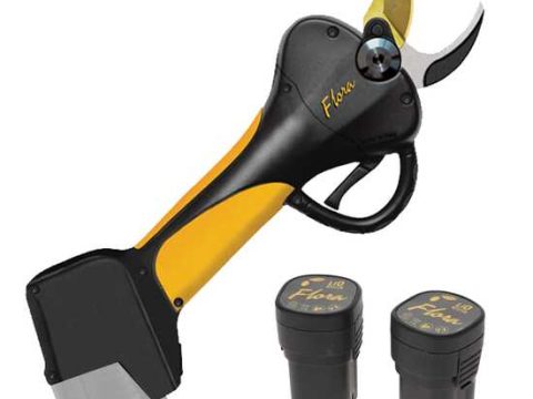 Agritec Flora PC32 – Tijera de podar eléctrica – 2x 14.4V 2.5 Ah
