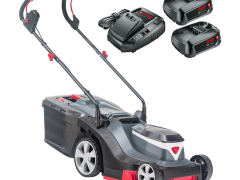 AL-KO 3.22 Li Easy – Cortacésped inalámbrico – Corte 32 cm – 2x 18V/2,5Ah
