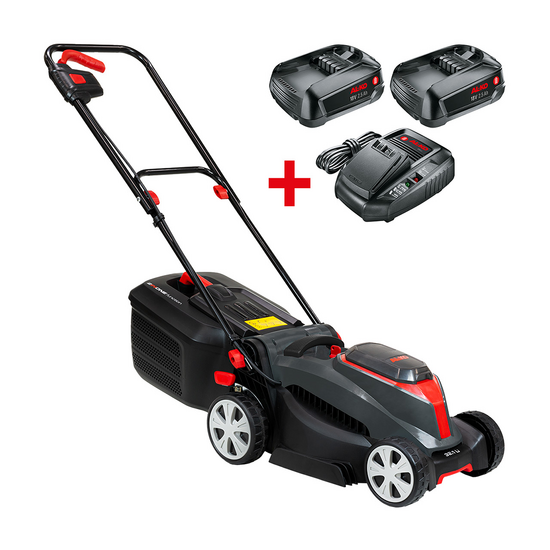 AL-KO 32.1 Easy – Cortacésped a batería – Corte de 32 cm – 2x 18V/2.5 Ah