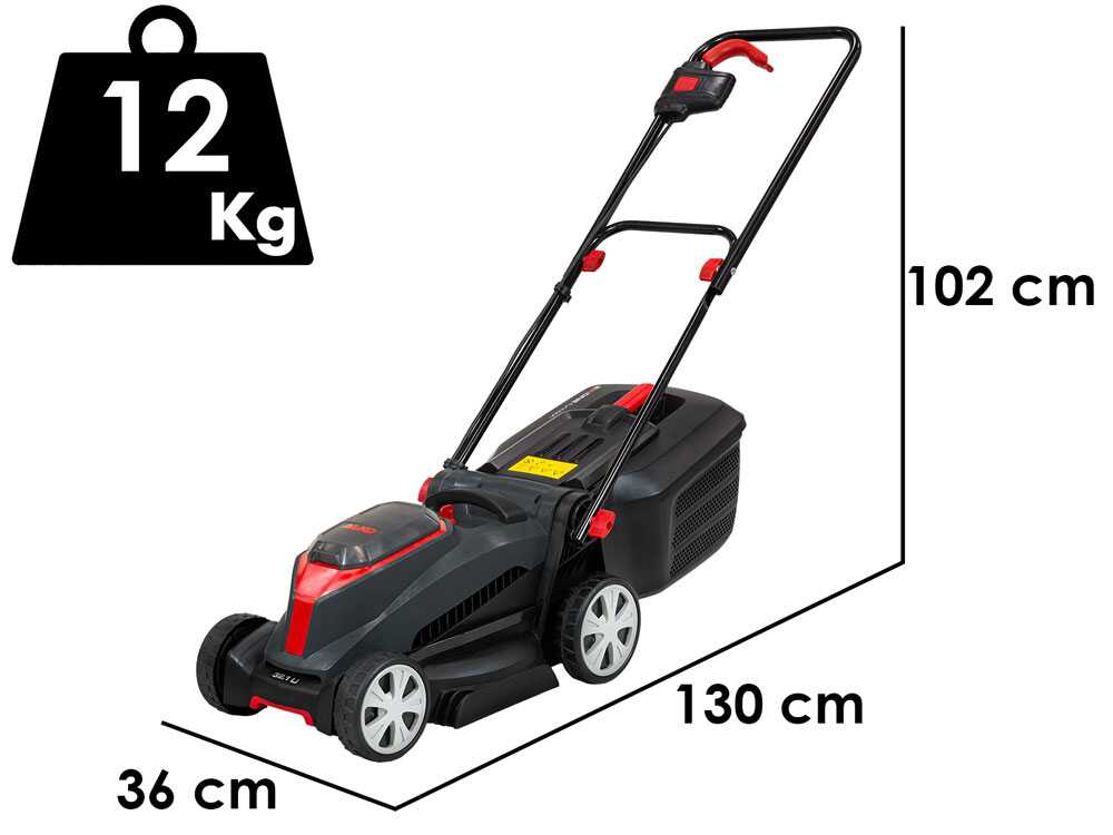 AL-KO 32.1 Easy – Cortacésped a batería – Corte de 32 cm – 2x 18V/2.5 Ah - Imagen 2