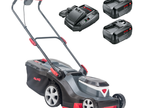 AL-KO 38.2 Li Comfort – Cortacésped a batería – Corte 38 cm – 2x 18V/4,0Ah