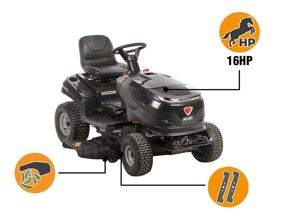 AL-KO Comfort 14-92.6 HDS-A – Tractor cortacésped – Transmisión hidrostática – Descarga lateral - Imagen 4