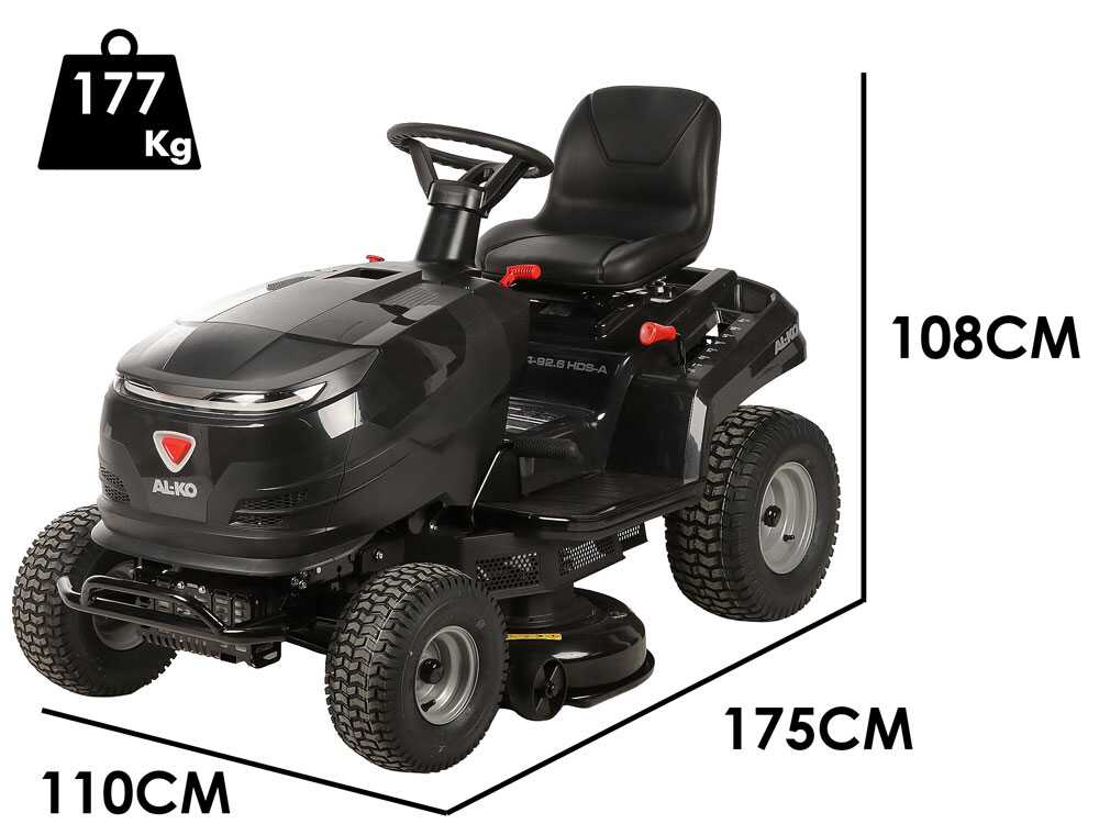 AL-KO Comfort 14-92.6 HDS-A – Tractor cortacésped – Transmisión hidrostática – Descarga lateral - Imagen 3