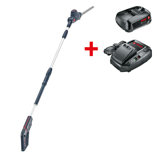 AL-KO Comfort HTA 1845 – Cortasetos telescópico a batería – 18V/2,5Ah