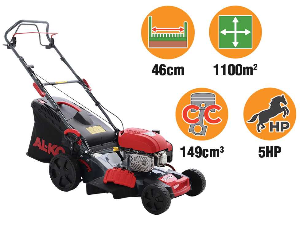 Al-Ko Easy 4.66 SP-D – Cortacésped de gasolina autopropulsado – 4 en 1 – Motor AL-KO Tech 6500 de 149 cm³ - Imagen 5