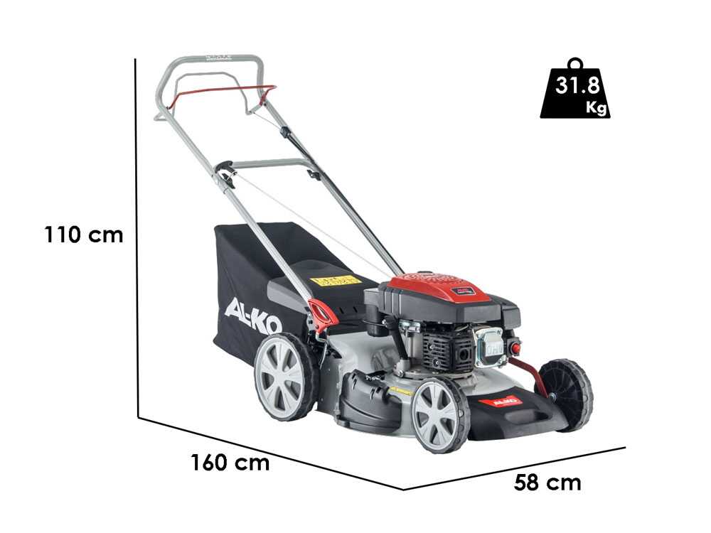 Al-Ko Easy 5.10 SP-S – Cortacésped de gasolina de tracción – 4 en 1 – Motor 160cc - Imagen 2