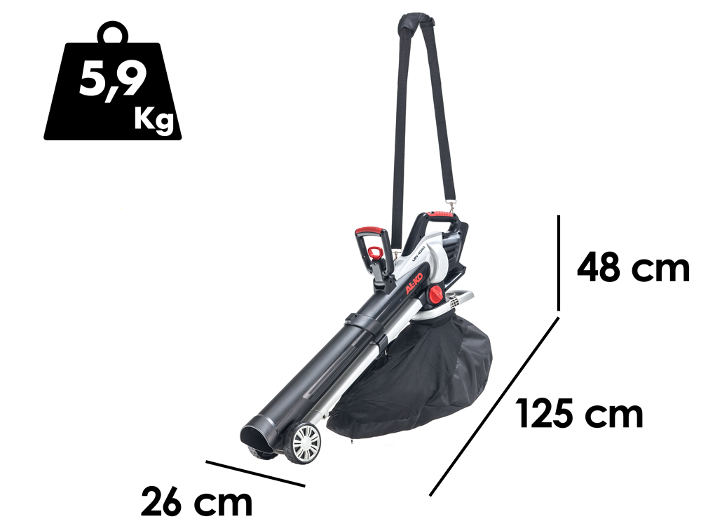 AL-KO Energy Flex LBV 4090 – Soplador aspirador a batería – 36V 5Ah - Imagen 2